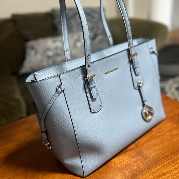 Limited Edition: Baby Blue Michael Kohrs Large Tote Bag - Picture 10 of 15